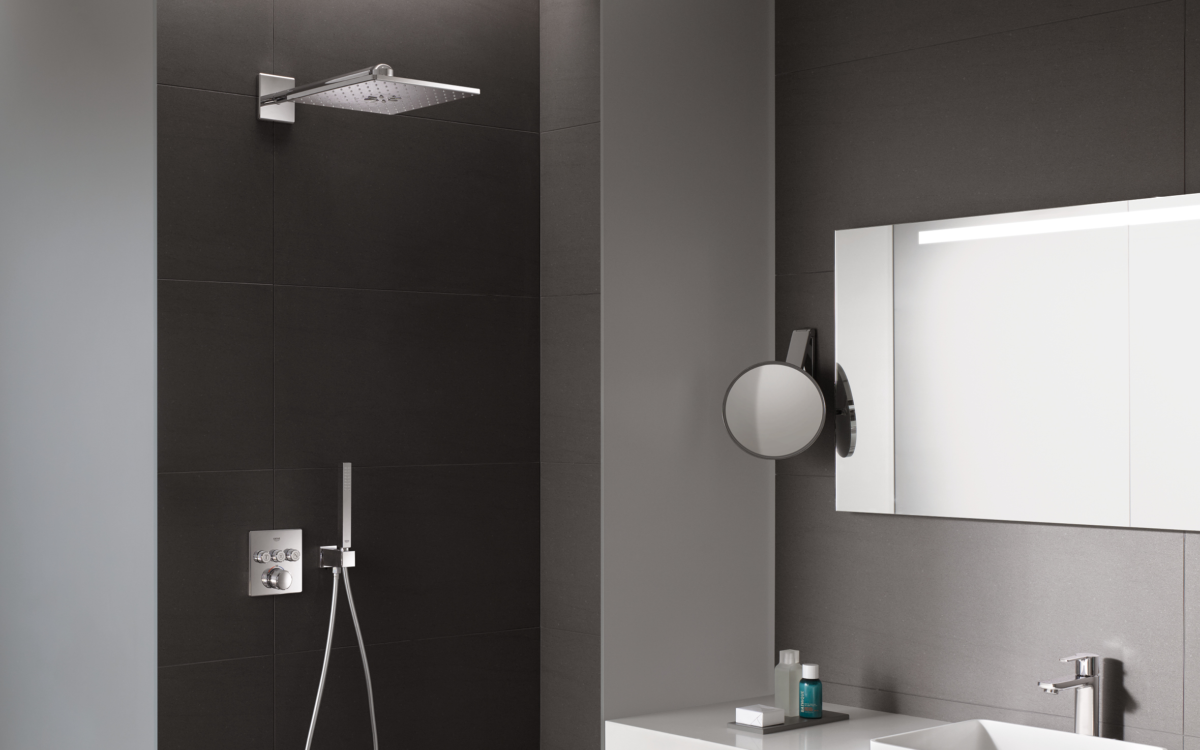 Seinänsisäiset suihkuratkaisut