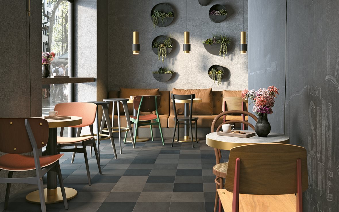 Loft-henkinen sisustus syntyy rouheilla pintamateriaaleilla