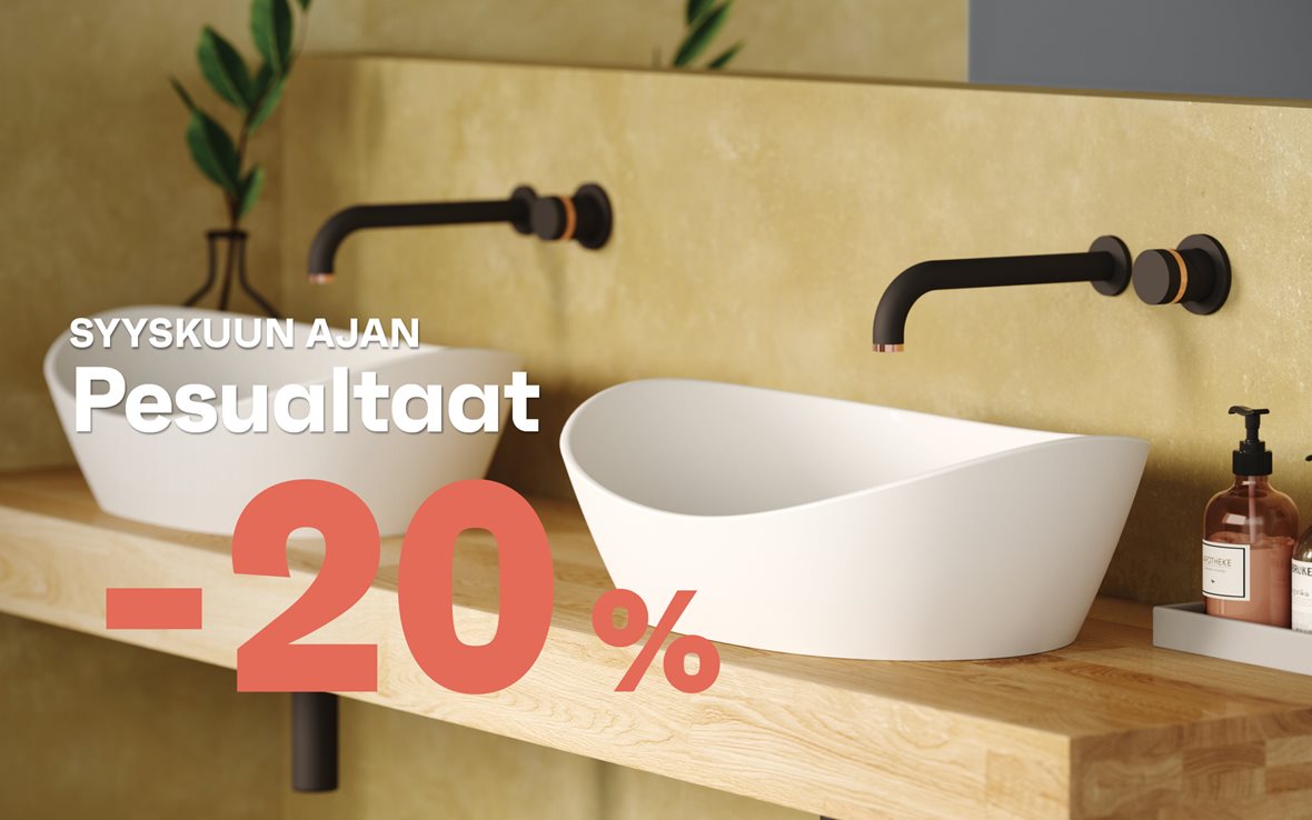 Sesonki 09-2026: Pesualtaat -20 %