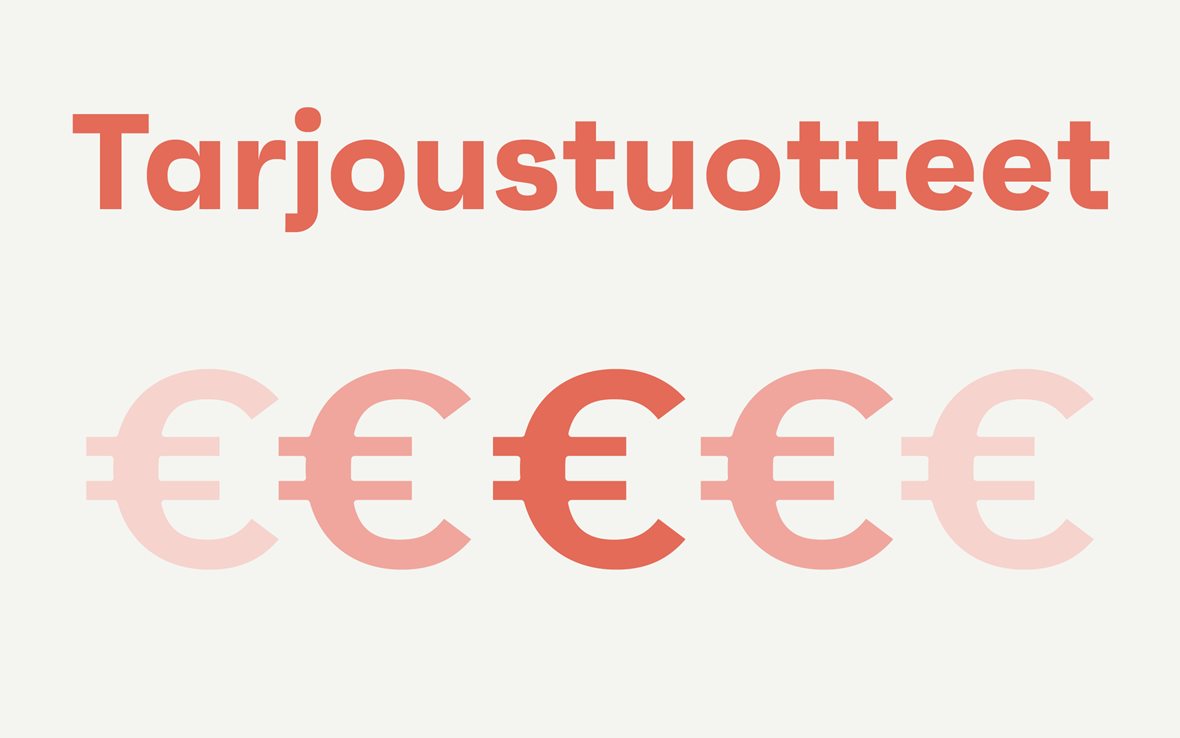 Tuotekategorian Tarjoukset havainnekuva