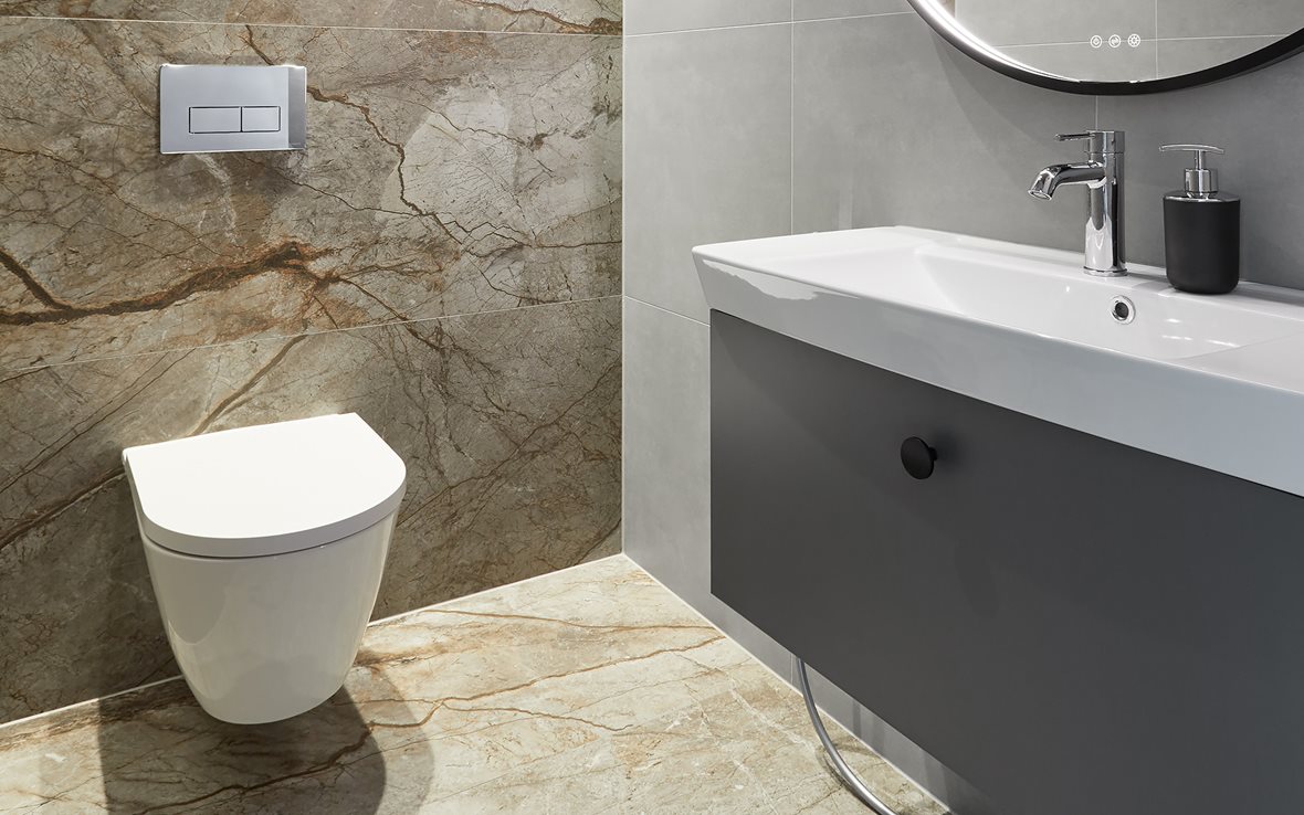 5 vaihetta seinä-WC:n asennukseen