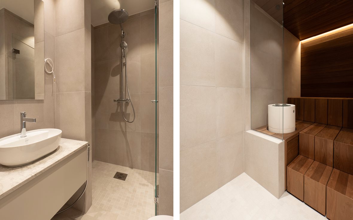 Ylellinen kylpyhuoneremontti Ullanlinnassa