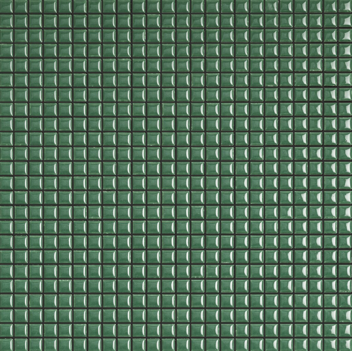 LPC Diva lasitettu klinkkeri mosaiikki seinälaatta ulkolaatta 1,2X1,2 4014 Emerald kohokuvioinen kiiltävä tumma vihreä yksivärinen