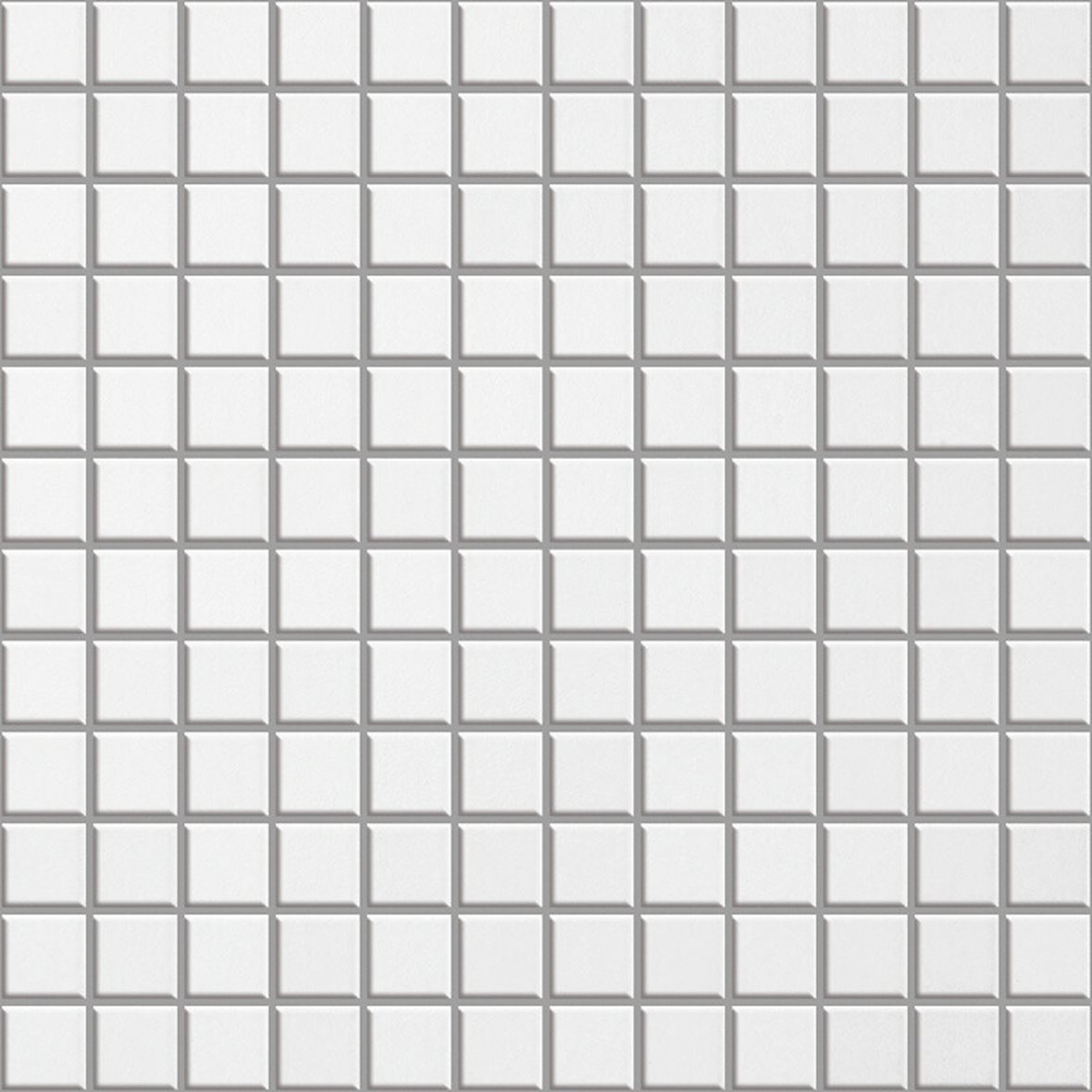 LPC Anthologia lasitettu klinkkeri mosaiikki seinälaatta lattialaatta ulkolaatta 2,5X2,5 7013 Calla tasapintainen kiiltävä vaalea valkoinen vivahteika