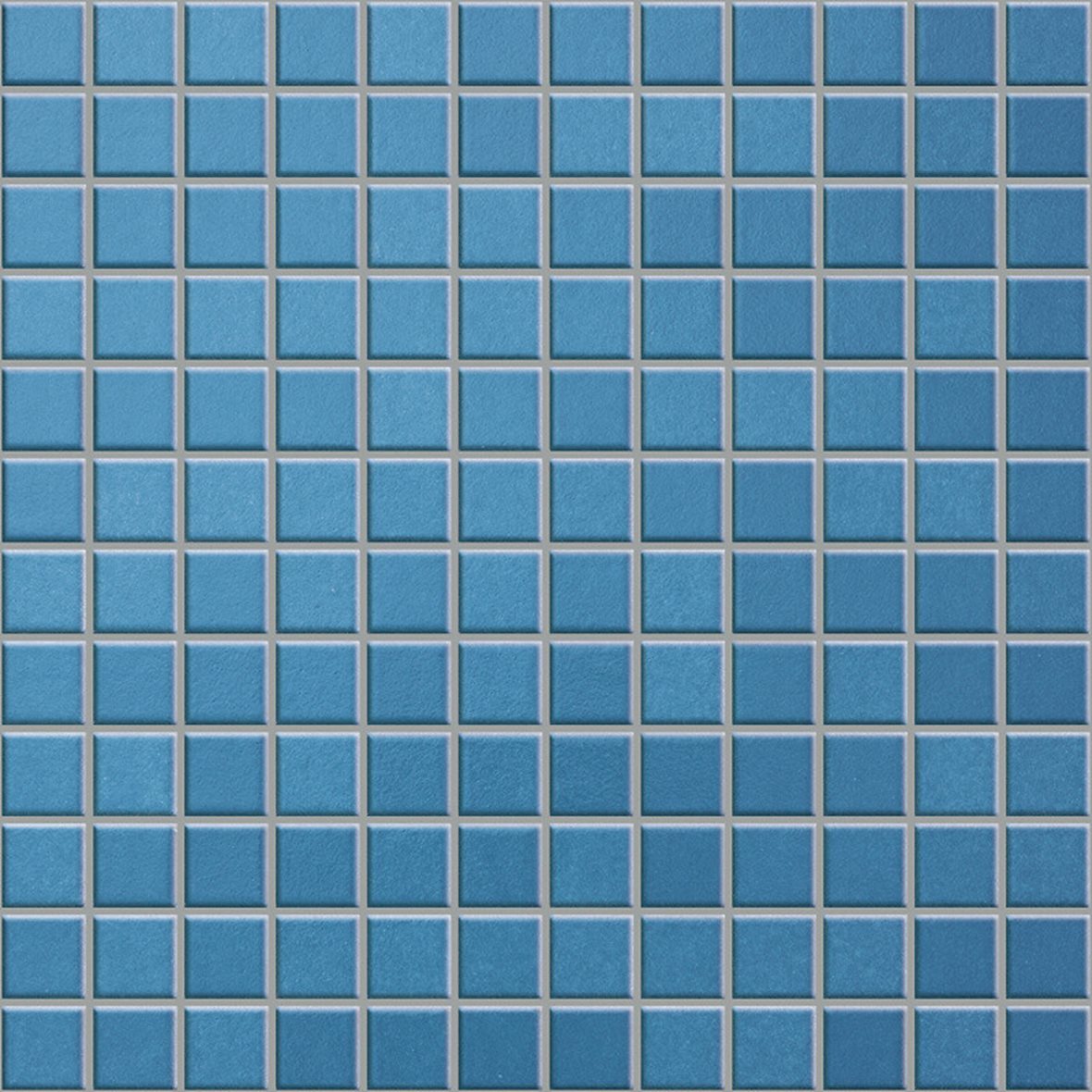 LPC Anthologia lasitettu klinkkeri mosaiikki seinälaatta lattialaatta ulkolaatta 2,5X2,5 7030 Muscari tasapintainen kiiltävä keskitumma sininen vivaht