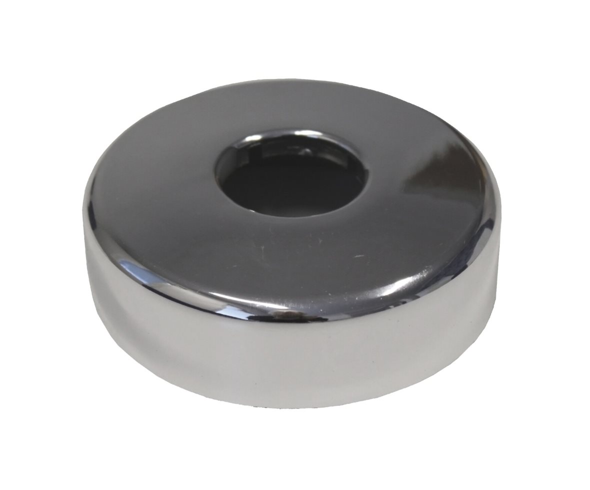 Vesilukon lattiaputken peitelaippa kromi 32 mm