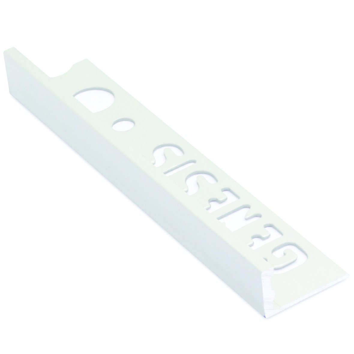 Listatalo laattalista pääte 10 mm alumiini mattahopea 2,5 m ESA100.81