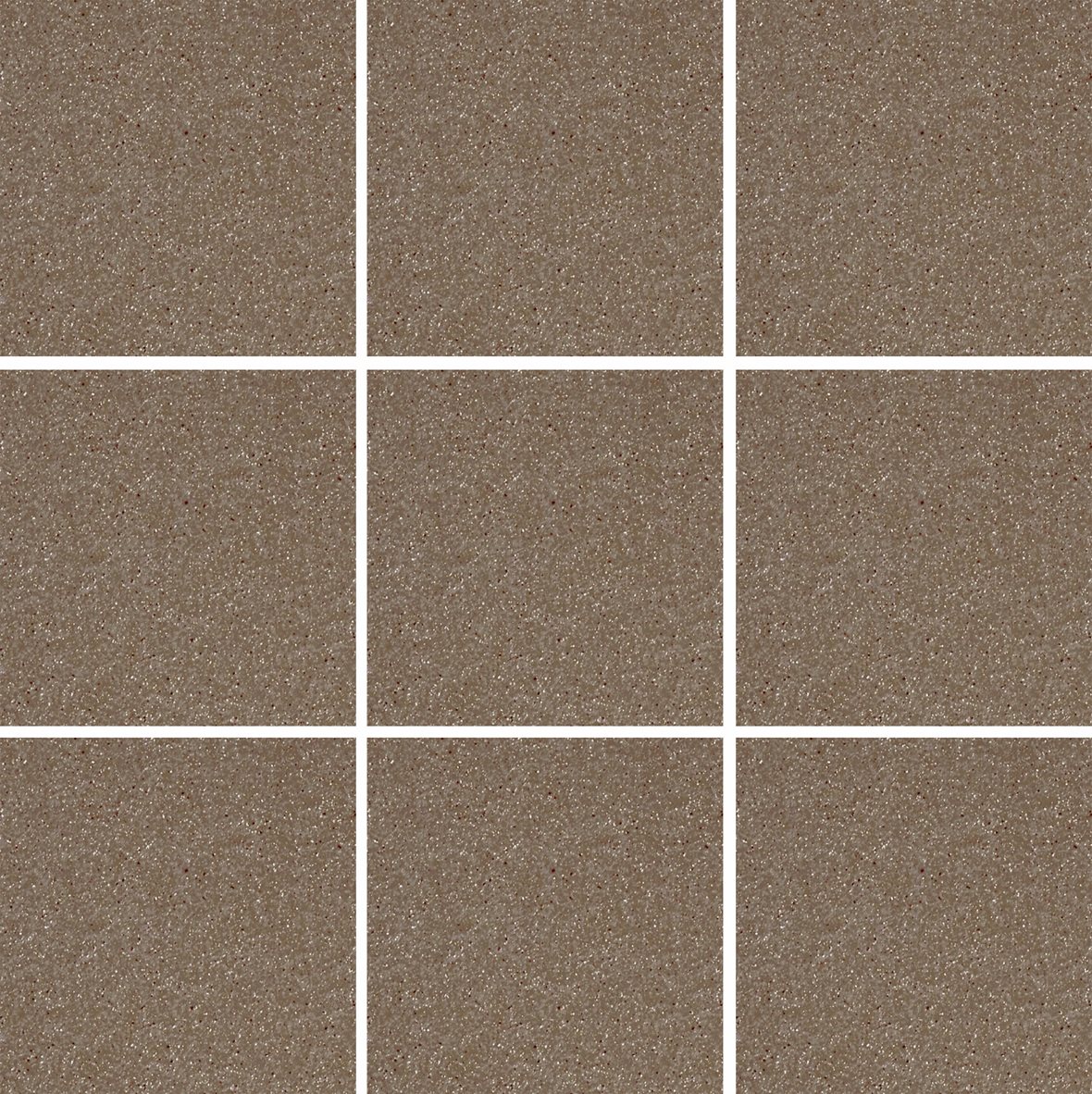 LPC P21 lasitettu klinkkeri seinälaatta lattialaatta 9,7X9,7 Fino Moka PP128XN karhennettu matta keskitumma ruskea pilkullinen