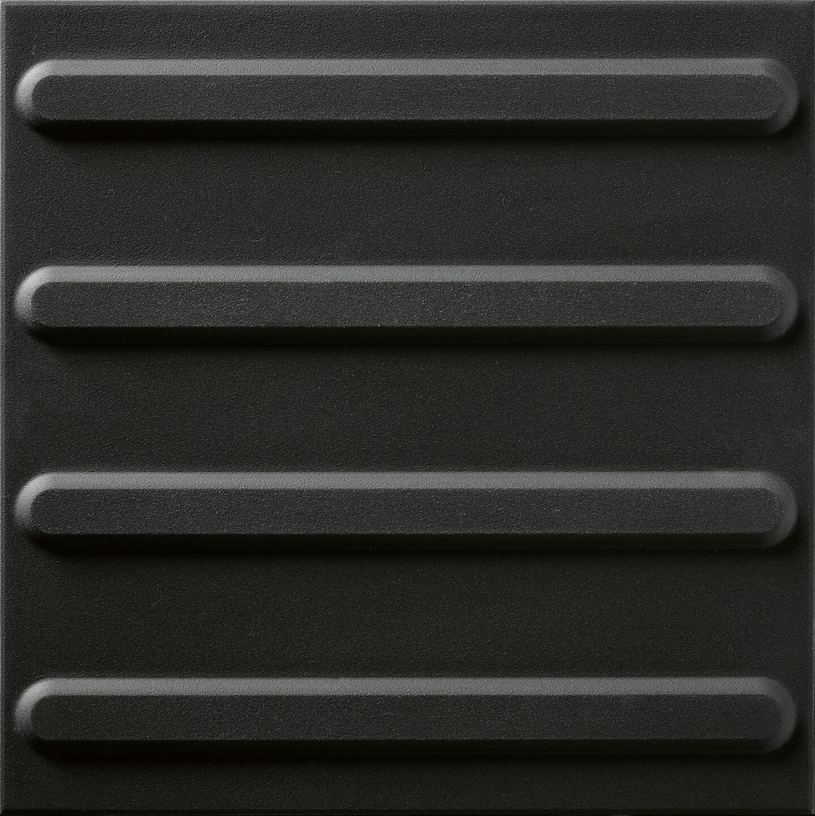 LPC P21 lasittamaton porcelanato lattialaatta ulkolaatta opastelaatta 29,7X29,7 Uni Preto PGSTB452V kohokuvioinen matta tumma musta yksivärinen