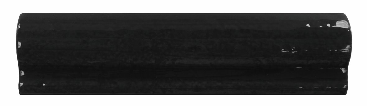 LPC Porto PRT lasitettu boordi 5X20X7,3 07 musta laineileva kiiltävä tumma musta vivahteikas