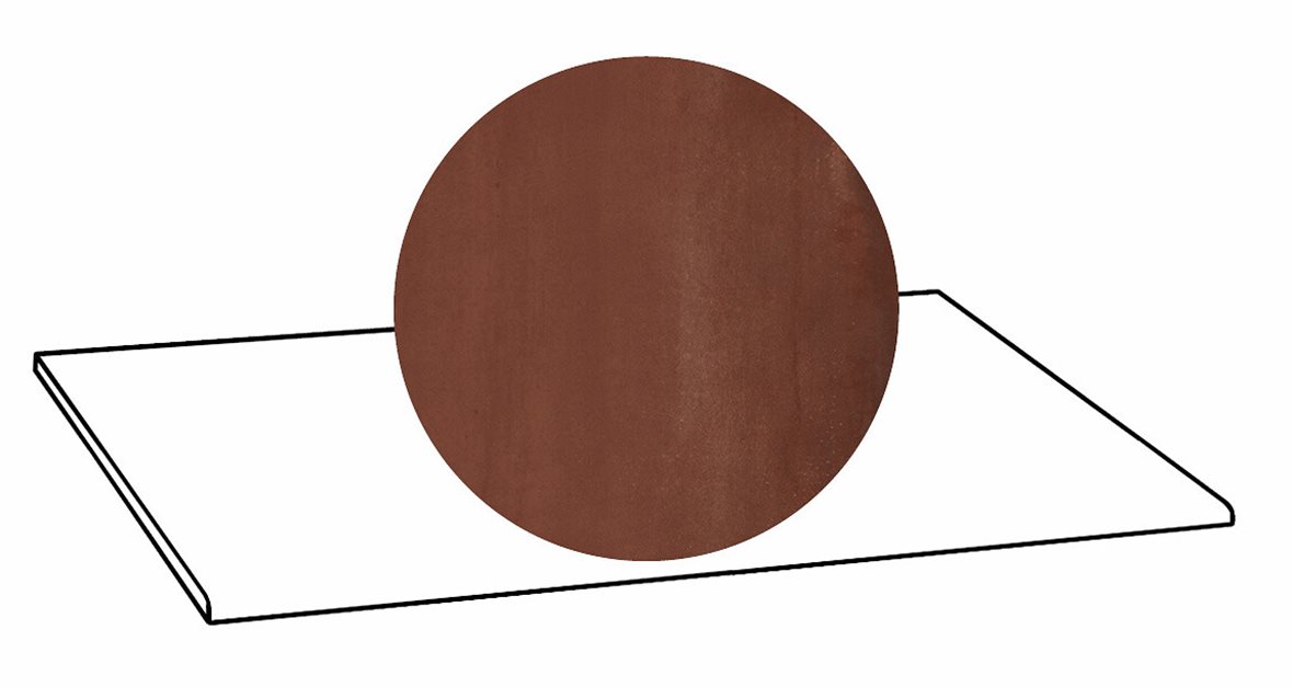 LPC Stage M STG lasittamaton porraslaatta 30X60 11 kupari tasapintainen silotettu matta R09 tumma oranssi betoni