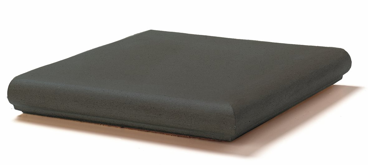 LPC Cotto märkäpuriste lasittamaton porraslaatta reunalla kulmapala 33x33 Gris tasapintainen antislip matta vaalea harmaa tiili
