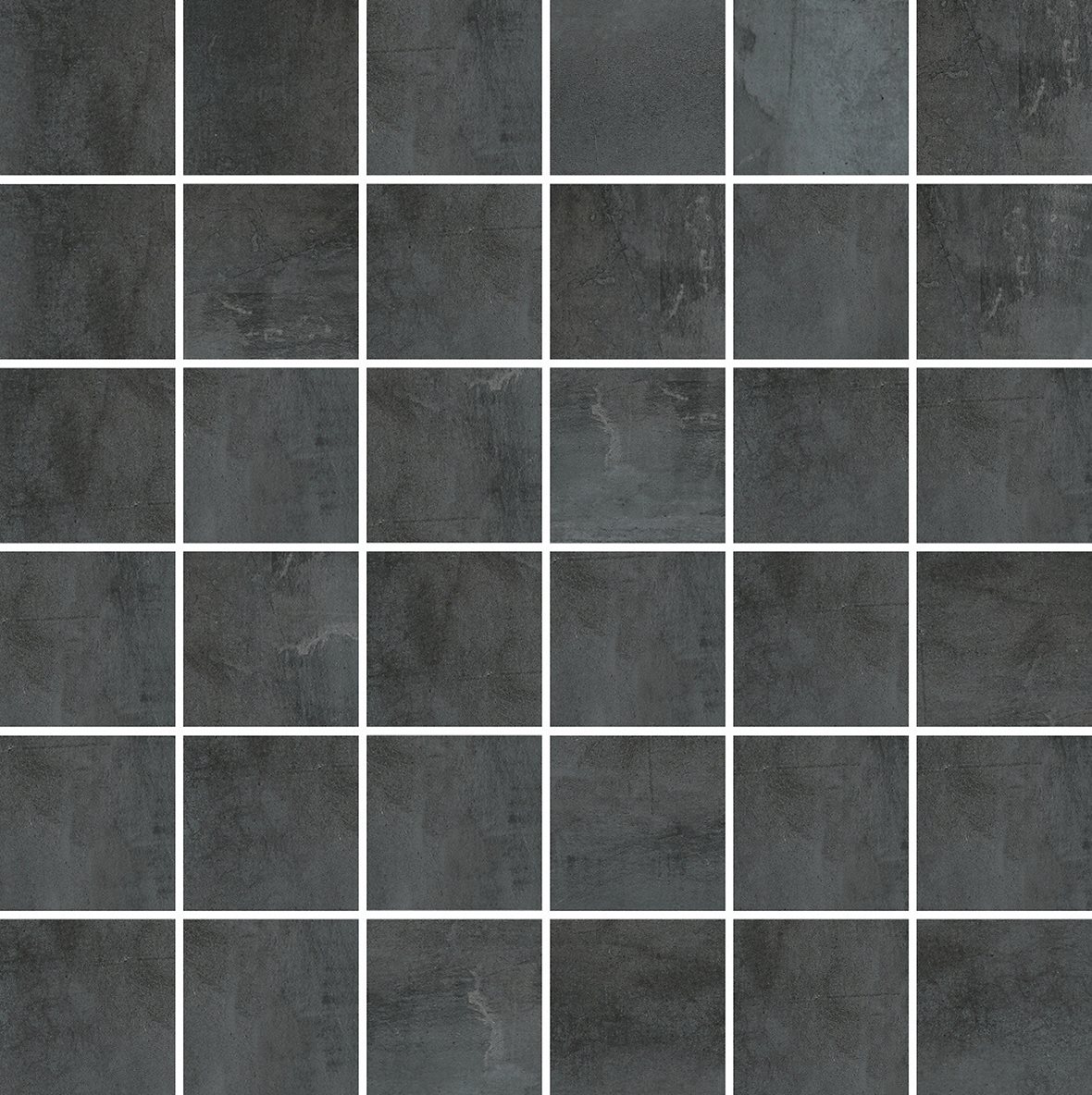 LPC Stage M STG lasittamaton porcelanato mosaiikki seinälaatta lattialaatta 5X5 10 rauta tasapintainen silotettu matta tumma musta betoni