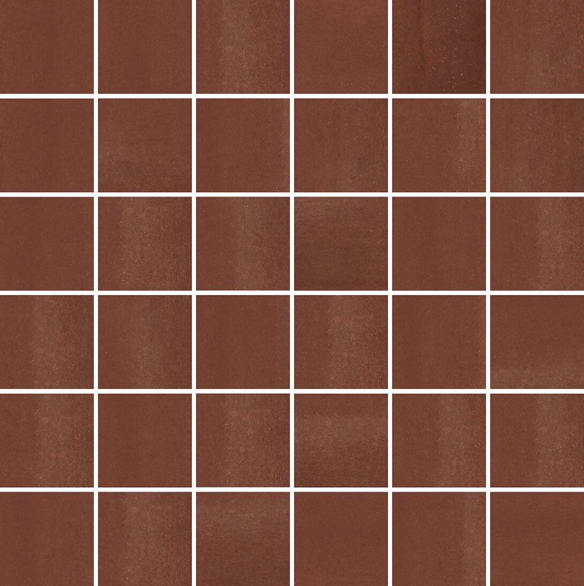 LPC Stage M STG lasittamaton porcelanato mosaiikki seinälaatta lattialaatta 5X5 11 kupari tasapintainen silotettu matta keskitumma oranssi betoni