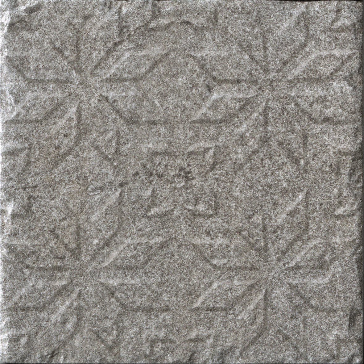 LPC Piazza lasitettu kuviolaatta 20X20 Dec mix 02 rustiikki strukturoitu matta keskitumma ruskea kivi