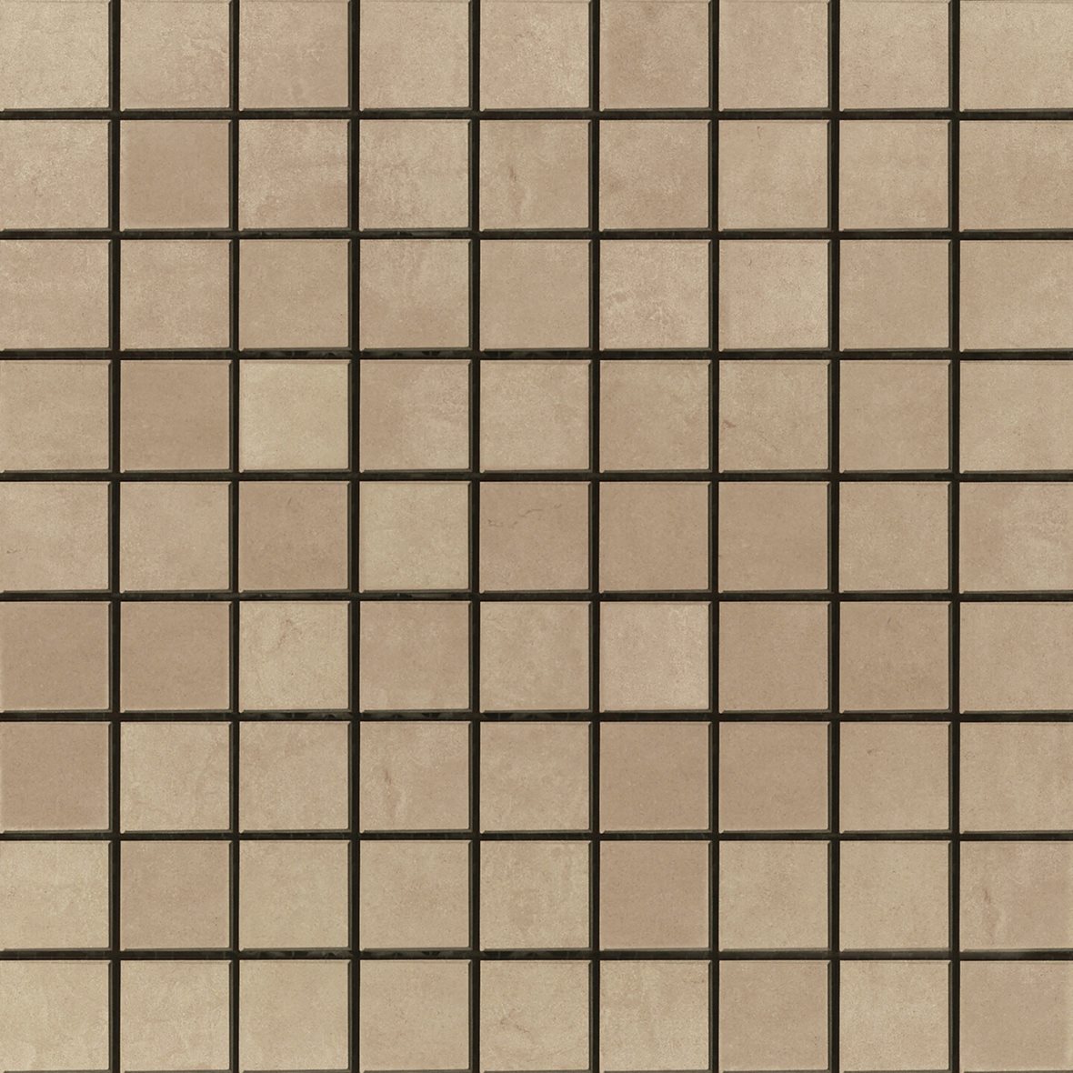 LPC Solo lasittamaton porcelanato mosaiikki seinälaatta lattialaatta 3X3 02 hiekka tasapintainen matta keskitumma beige betoni