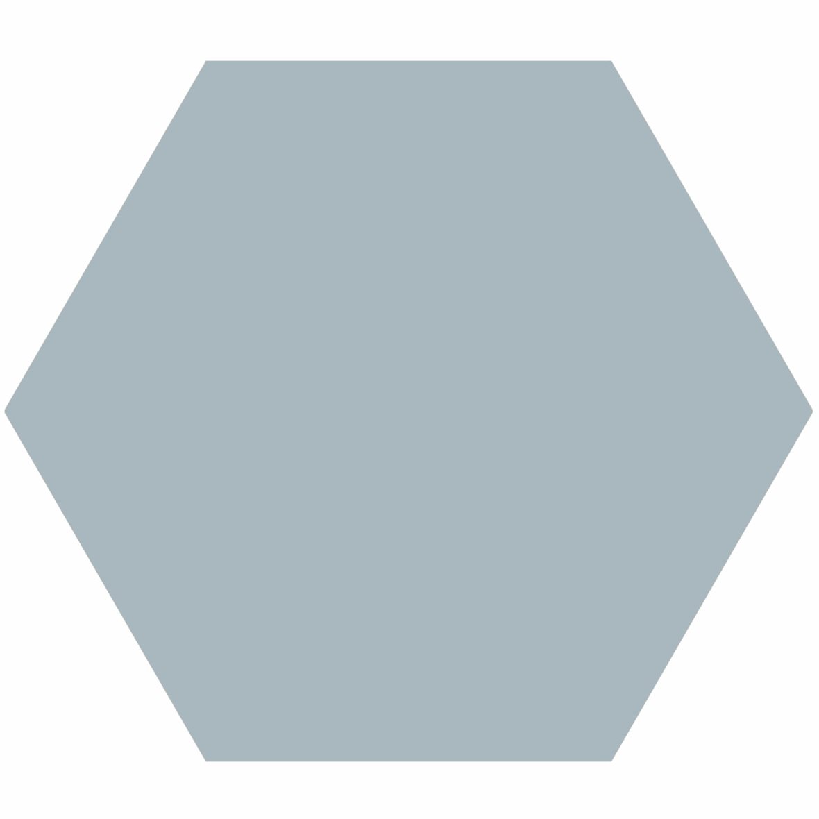 LPC Plain Colours Hexagons lasittamaton porcelanato seinälaatta lattialaatta ulkolaatta 9,96X11,58 Pale Blue tasapintainen matta 6-kulmainen vaalea si