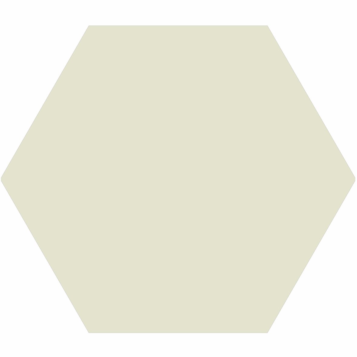 LPC Plain Colours Hexagons lasittamaton porcelanato seinälaatta lattialaatta ulkolaatta 14,95X17,3 White tasapintainen matta 6-kulmainen vaalea valkoi