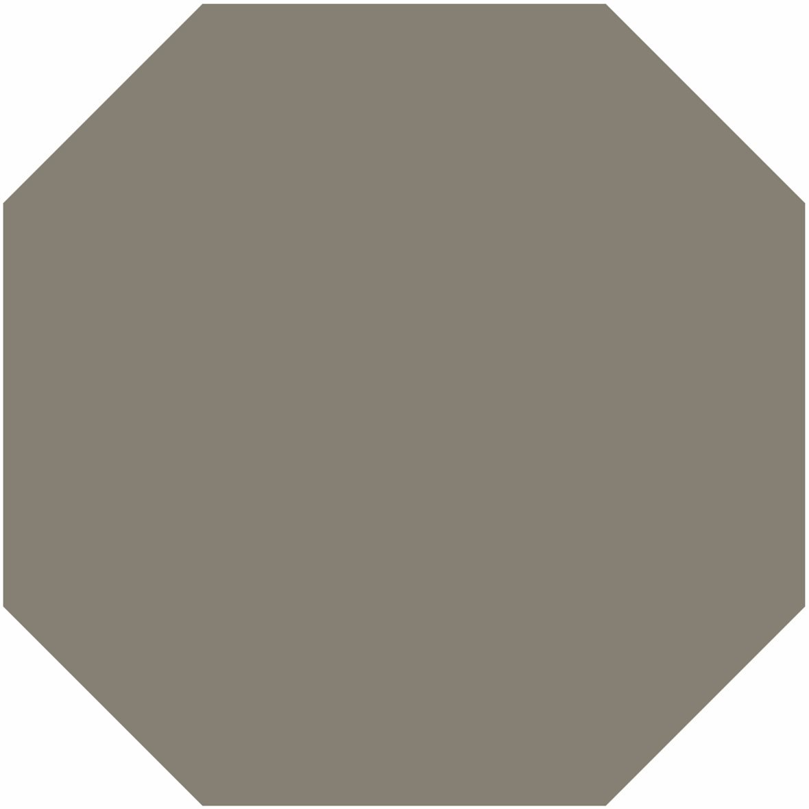 LPC Plain Colours Octagons lasittamaton porcelanato lattialaatta 15X15 Grey tasapintainen matta 8-kulmainen keskitumma harmaa yksivärinen