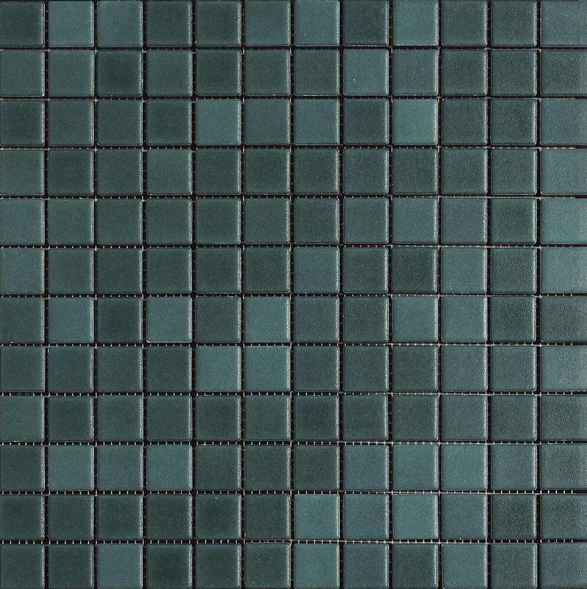 LPC Anthologia lasitettu klinkkeri mosaiikki lattialaatta 2,5X2,5 MAS733C Aralia karhennettu kiiltävä R11 tumma sininen vivahteikas