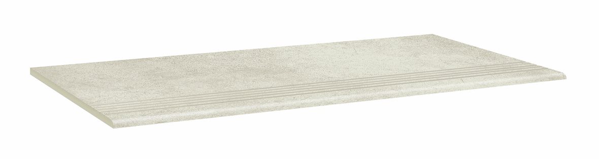 LPC Cosmos lasittamaton porraslaatta liukuesteuralla 30X60 05 huurre tasapintainen silotettu matta keskitumma valkoinen betoni