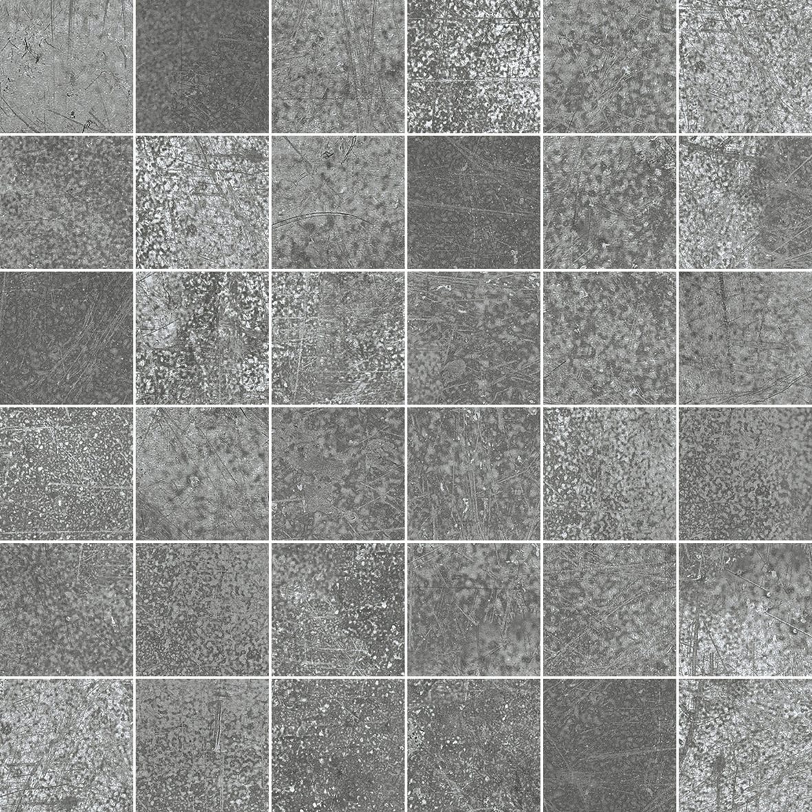 LPC Cosmos lasittamaton porcelanato mosaiikki seinälaatta lattialaatta 5X5 03 grafiitti tasapintainen silotettu matta tumma harmaa betoni