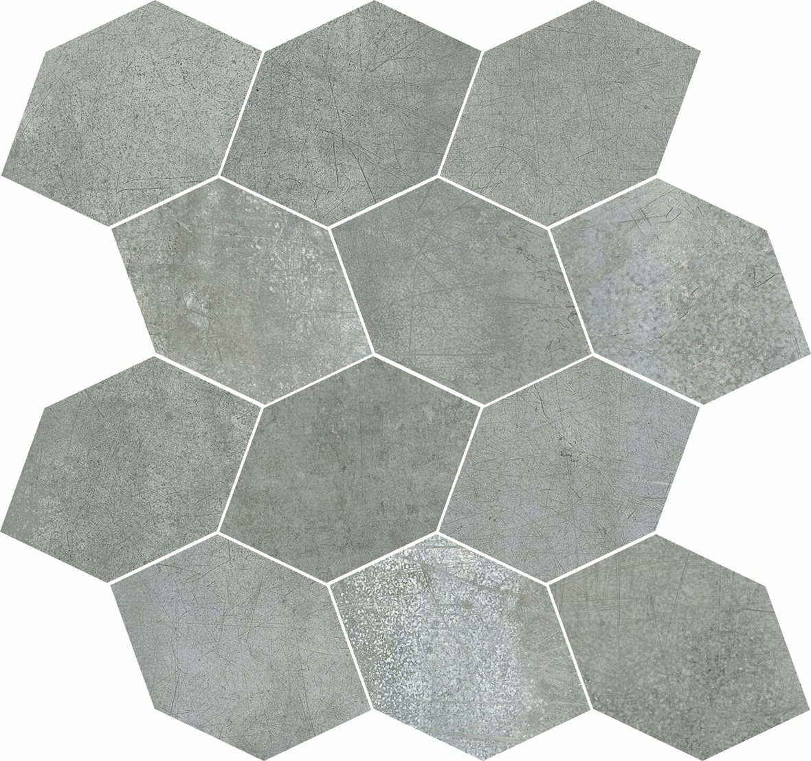 LPC Cosmos lasittamaton porcelanato mosaiikki seinälaatta lattialaatta 8,075X10,16 09 lyijy tasapintainen silotettu matta keskitumma harmaa betoni