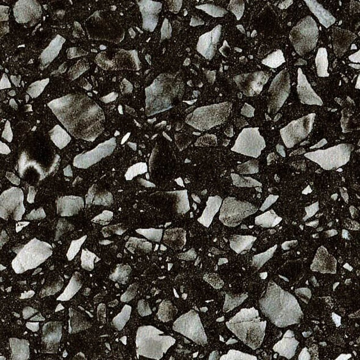 LPC Rome lasitettu porcelanato seinälaatta lattialaatta ulkolaatta 7,5X7,5 04L musta tasapintainen kiillotettu tumma musta kivi