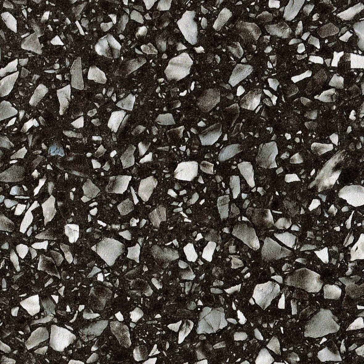 LPC Rome lasitettu porcelanato seinälaatta lattialaatta ulkolaatta 15X15 04L musta tasapintainen kiillotettu tumma musta kivi