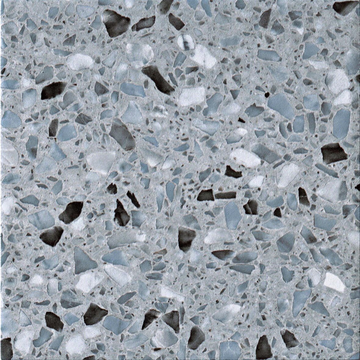 LPC Rome lasitettu porcelanato seinälaatta lattialaatta ulkolaatta 20X20 06 sininen tasapintainen matta vaalea sininen kivi