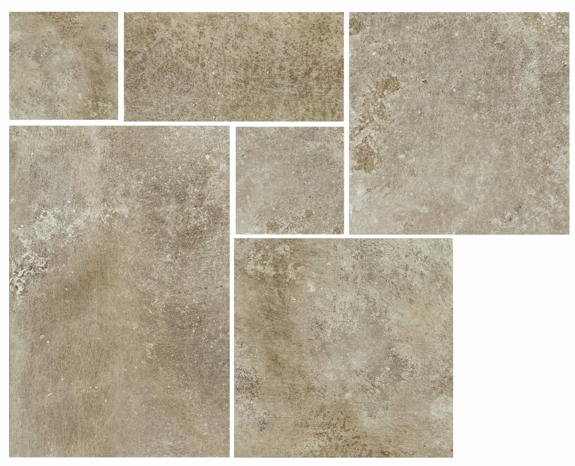 LPC Pier Moduli lasitettu porcelanato seinälaatta lattialaatta ulkolaatta R03 beige karhennettu matta monikoko 20X40+40X40+20X20+40X60,8 keskitumma be