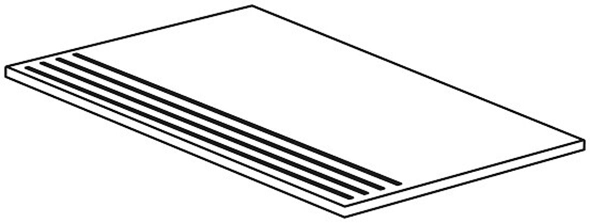 LPC Future lasitettu porraslaatta liukuesteuralla 30X60 05 ruoste tasapintainen matta keskitumma ruskea kivi