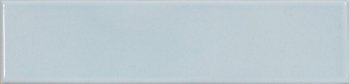 LPC Silky lasitettu kaakeli seinälaatta 7,5X30 06 jääkukka laineileva kiiltävä vaalea sininen yksivärinen