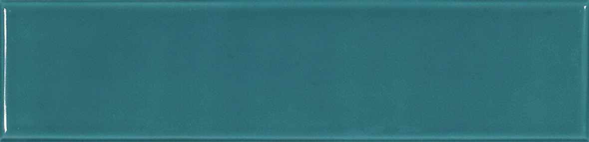 LPC Silky lasitettu kaakeli seinälaatta 7,5X30 09 petrooli laineileva kiiltävä keskitumma vihreä yksivärinen