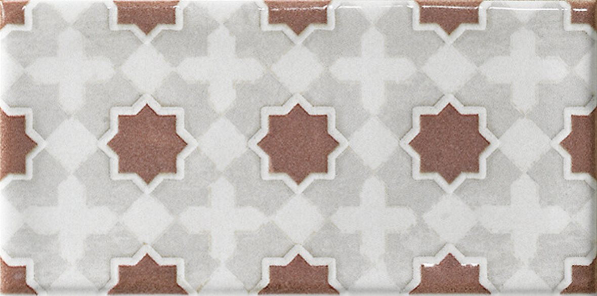 LPC Cool lasitettu kuviolaatta 7,5X15 Orta laineileva kiiltävä vaalea moniväri vivahteikas