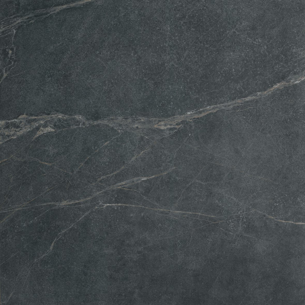 LPC Loimu lasitettu porcelanato seinälaatta 60X60 04 musta tasapintainen satiini tumma musta kivi