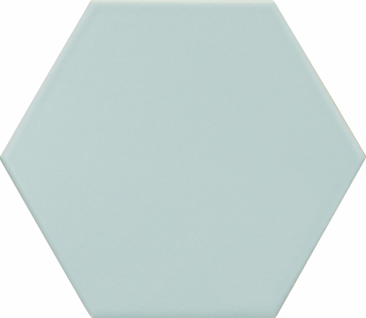 LPC Alfa lasitettu porcelanato seinälaatta lattialaatta ulkolaatta 10,1X11,6 07 laventeli tasapintainen matta 6-kulmainen vaalea sininen vivahteikas