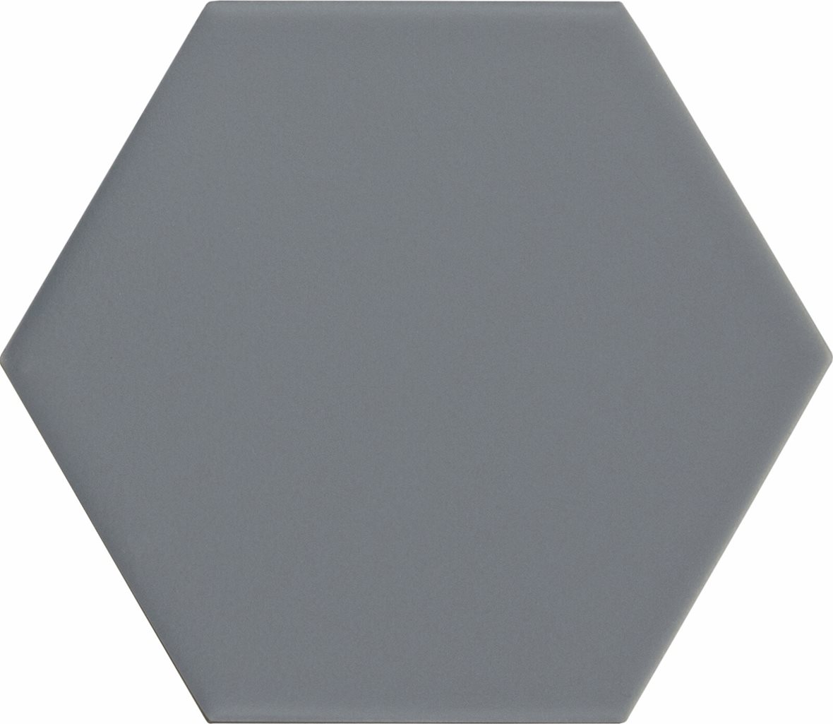 LPC Alfa lasitettu porcelanato seinälaatta lattialaatta ulkolaatta 10,1X11,6 08 denim tasapintainen matta 6-kulmainen keskitumma sininen vivahteikas