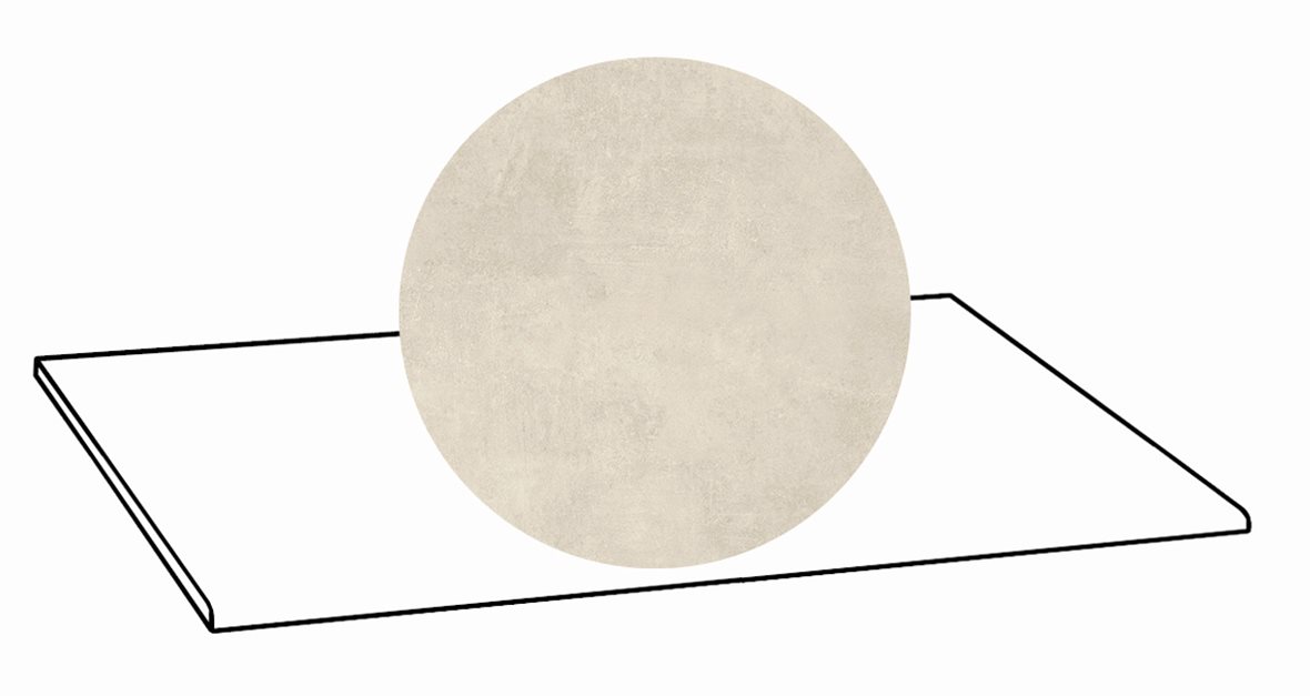 LPC Stage M STG lasittamaton porraslaatta 30X60 12 puuteri tasapintainen silotettu matta R09 vaalea beige betoni