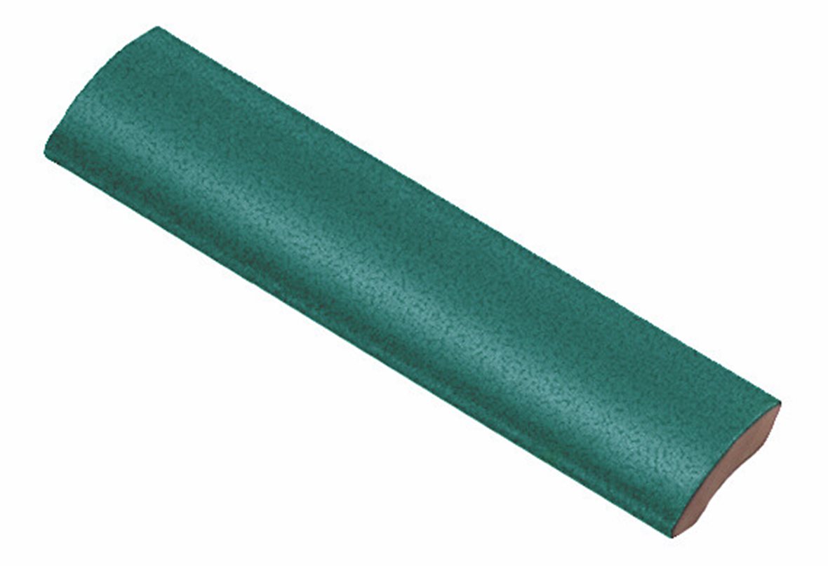 LPC Anthologia lasitettu holkkalista ulkokulma 2,5X10 7033 Aralia Ca Mos tasapintainen kiiltävä tumma sininen vivahteikas