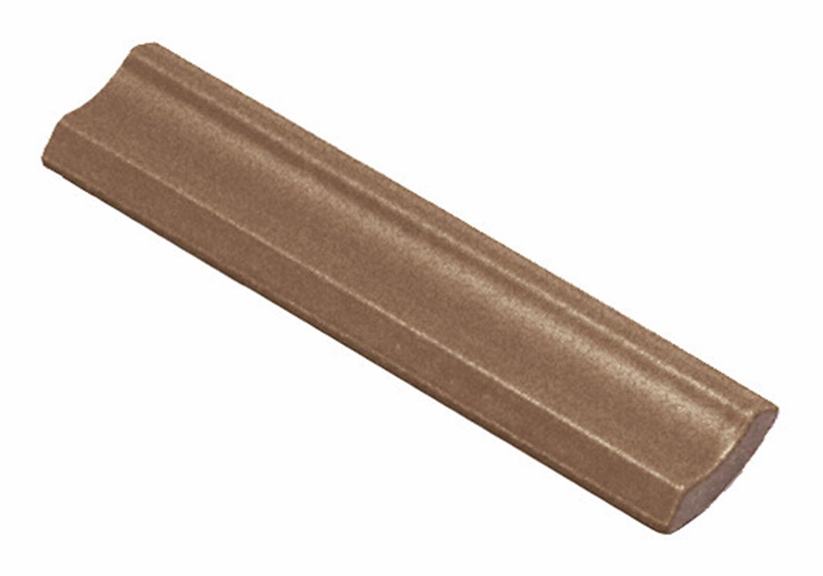 LPC Anthologia lasitettu holkkalista sisäkulma 2,5X10 7027 Viburno Co Mos tasapintainen kiiltävä vaalea ruskea vivahteikas