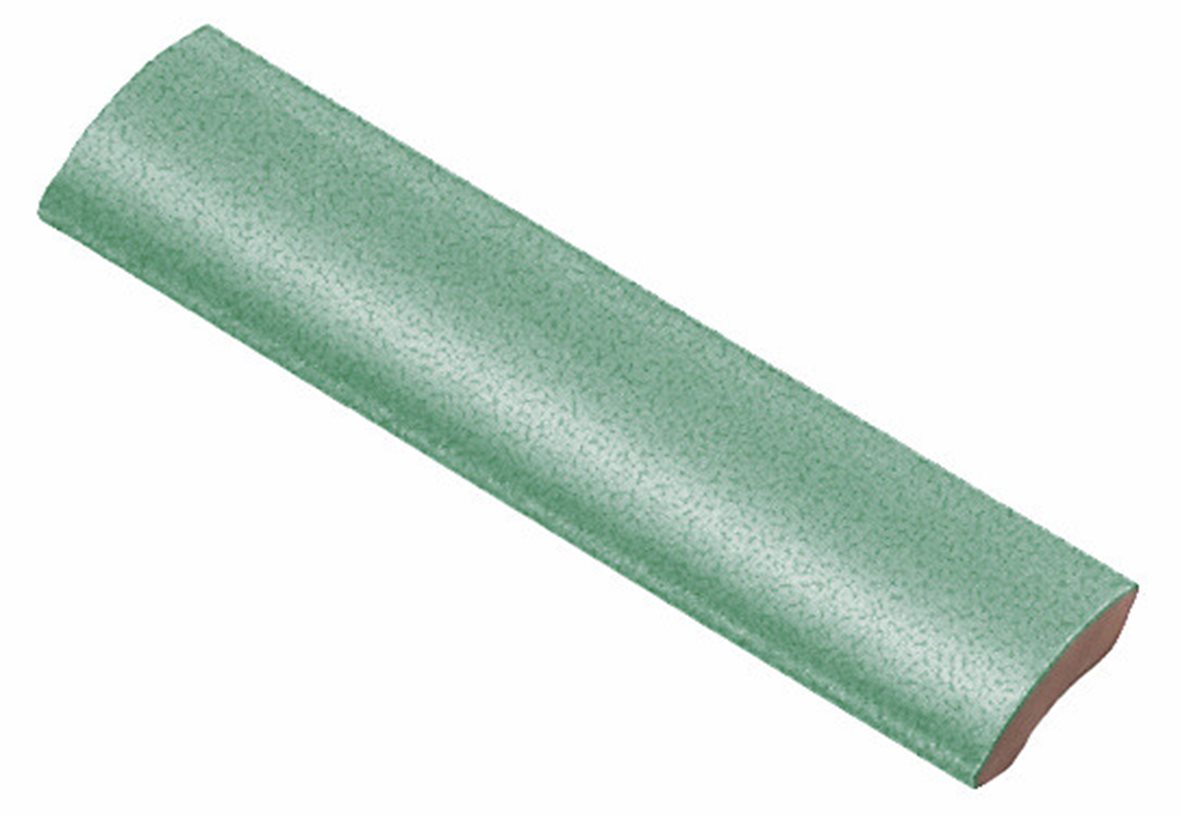 LPC Anthologia lasitettu holkkalista ulkokulma 2,5X10 7015 Mandragora Ca Mos tasapintainen kiiltävä keskitumma vihreä vivahteikas