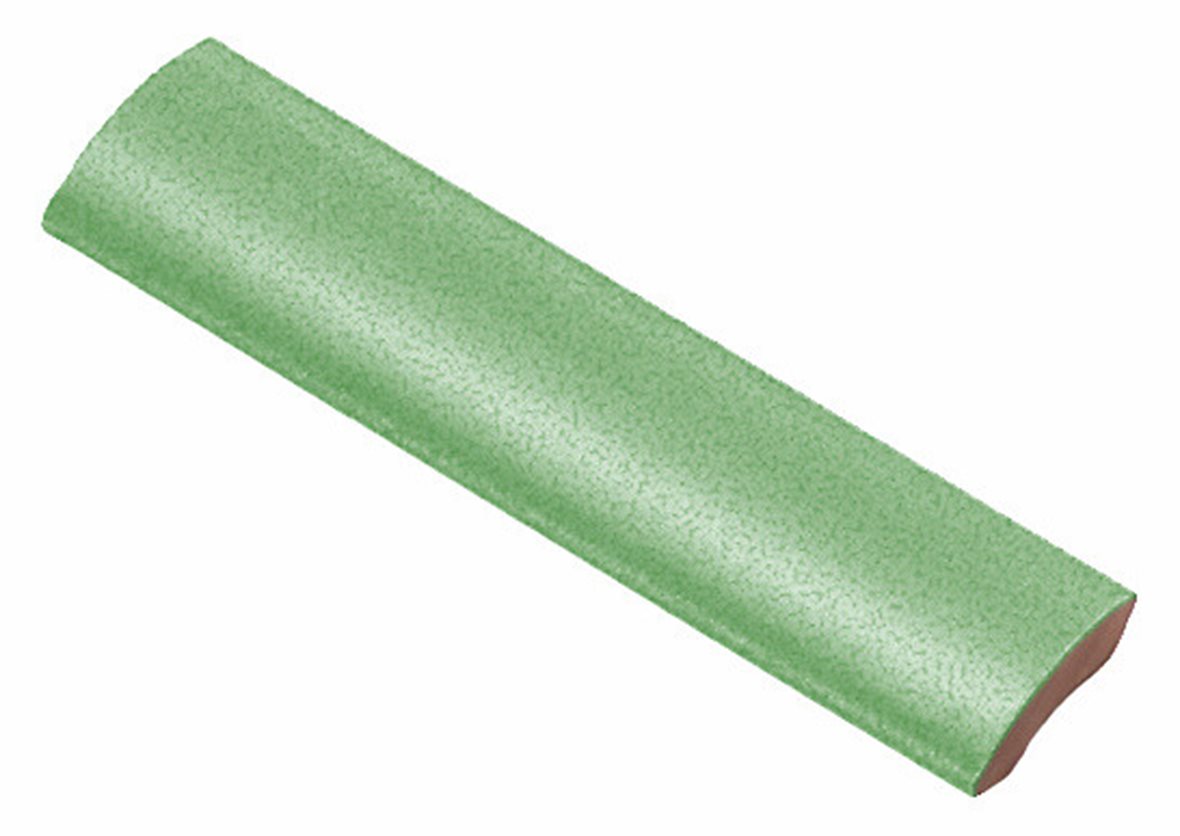 LPC Anthologia lasitettu holkkalista ulkokulma 2,5X10 7016 Nasturzio Ca Mos tasapintainen kiiltävä vaalea vihreä vivahteikas