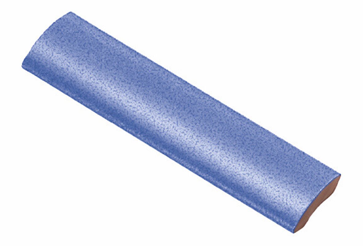 LPC Anthologia lasitettu holkkalista ulkokulma 2,5X10 7030 Muscari Ca Mos tasapintainen kiiltävä keskitumma sininen vivahteikas