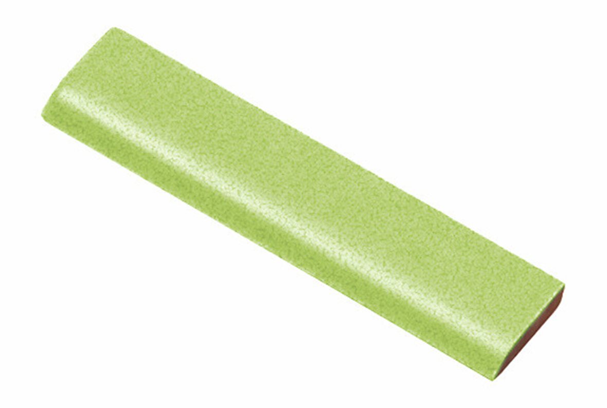 LPC Anthologia lasitettu holkkalista ulkokulma 2,5X10 7028 Gladiolo Tr Mos tasapintainen kiiltävä vaalea vihreä vivahteikas