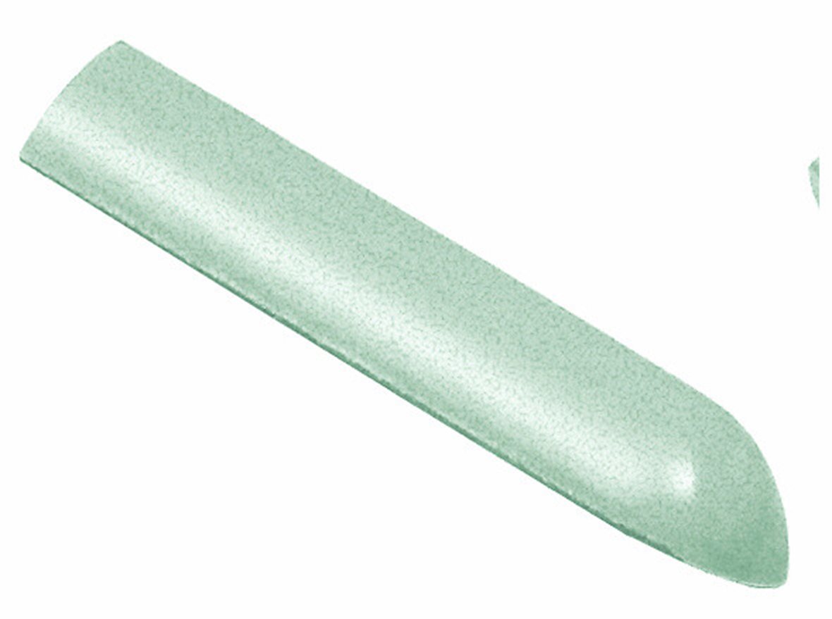 LPC Anthologia lasitettu holkkalista ulkokulma 2,5X12 7021 Agerato Cas Mo tasapintainen kiiltävä vaalea vihreä vivahteikas