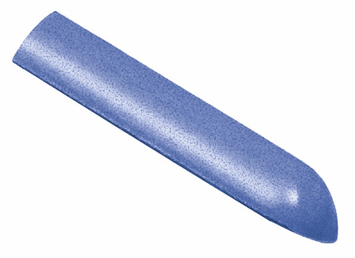 LPC Anthologia lasitettu holkkalista ulkokulma 2,5X12 7030 Muscari Cas Mo tasapintainen kiiltävä keskitumma sininen vivahteikas