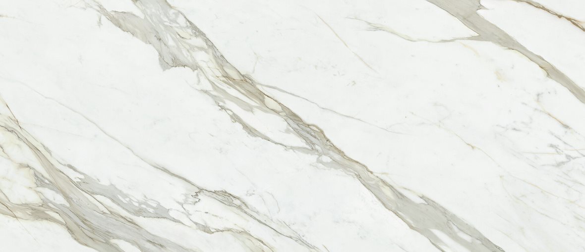 LPC Gloria lasitettu porcelanato seinälaatta lattialaatta ulkolaatta 120x278 02L Calacatta Gold tasapintainen kiillotettu vaalea valkoinen marmori