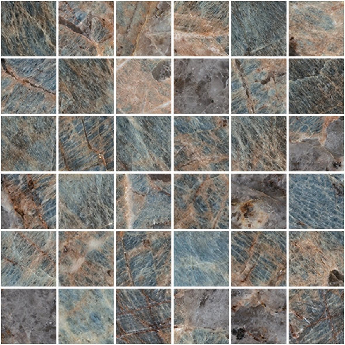 LPC Gloria lasitettu porcelanato mosaiikki seinälaatta 5X5 07L Green River tasapintainen kiillotettu keskitumma vihreä marmori