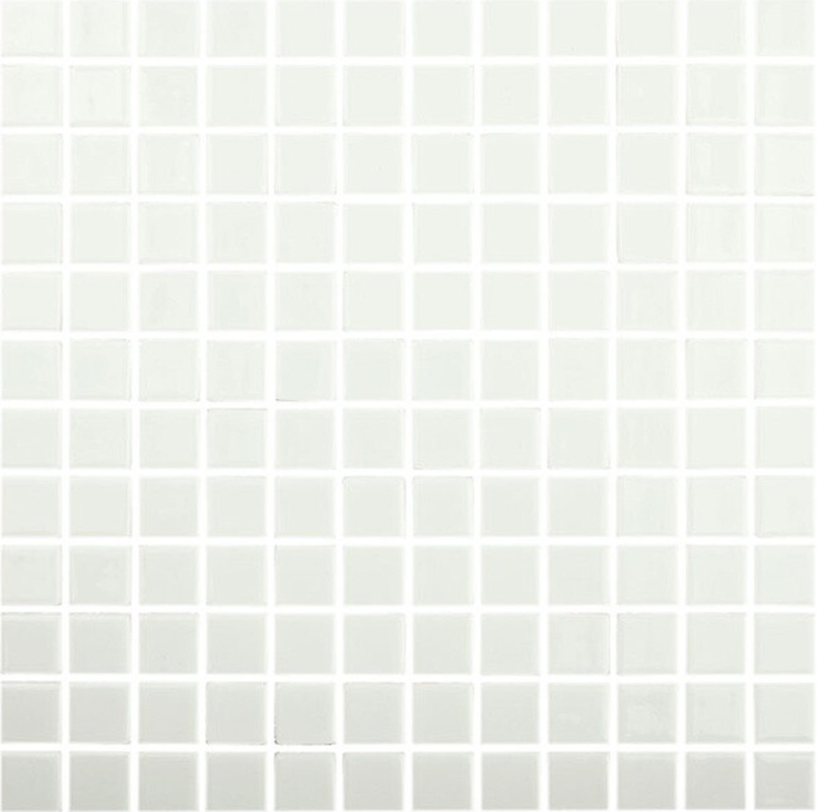 LPC Colors Liso lasilaatta mosaiikki seinälaatta 2,5X2,5 Marfil 103 tasapintainen kiiltävä vaalea harmaa